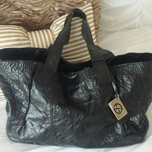 Francesco Biasia tote leather black